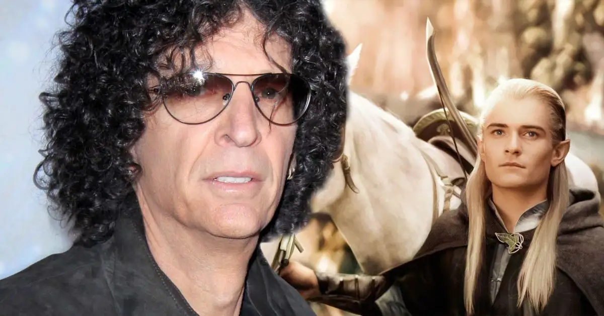 Orlando Bloom y Howard Stern