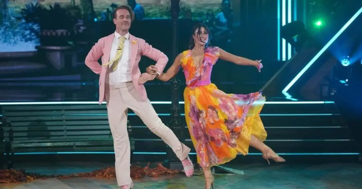 James Van Der Beek a Emma Slater vo filme Dancing With The Stars
