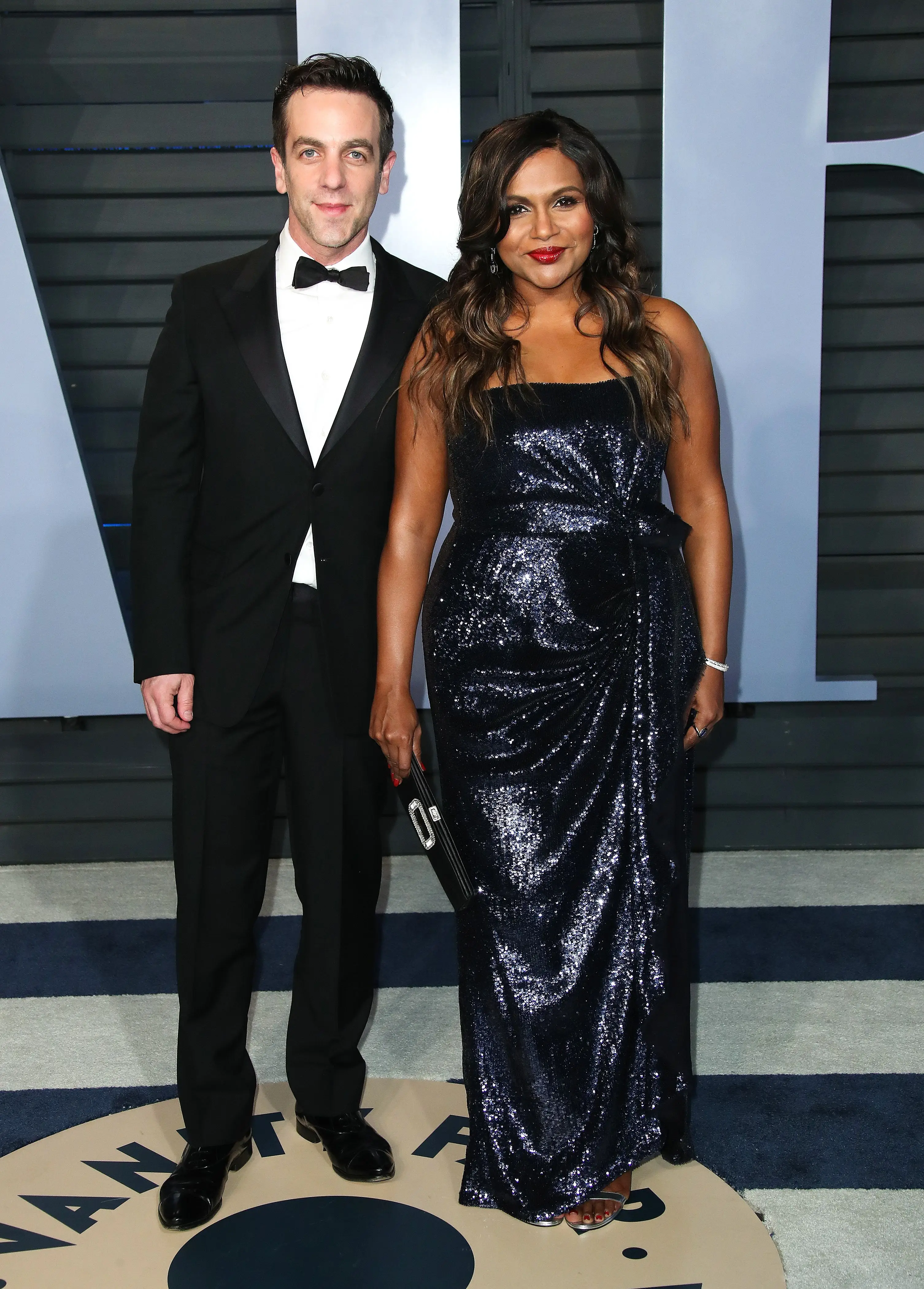 Mindy Kaling und BJ Novak beim Vanity Fair Oscar 2018