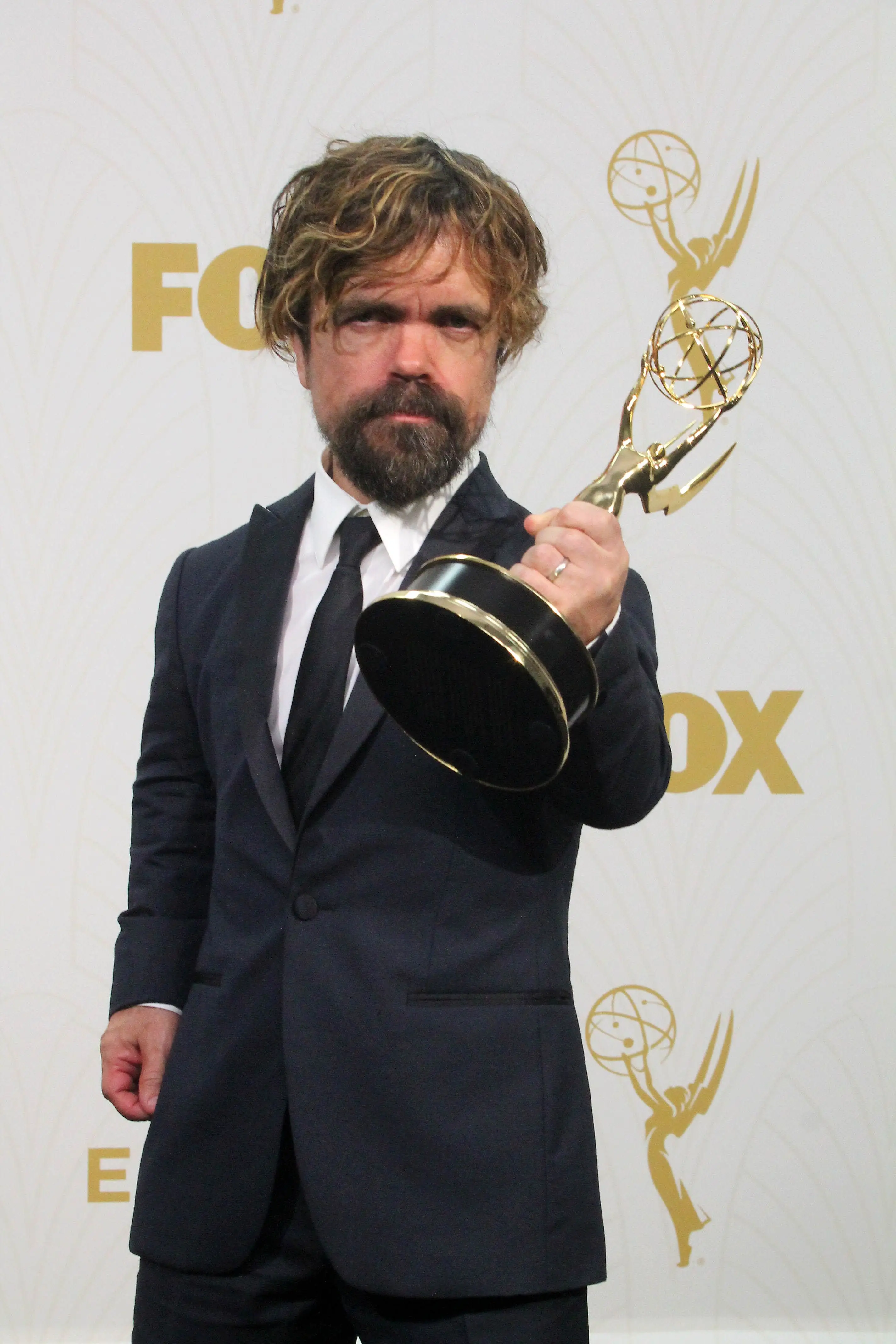 Peter Dinklage a la sala de premsa de la 67a edició dels Primetime Emmy Awards