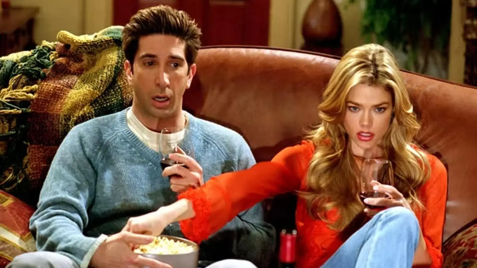 Friends-avsnitt med David Schwimmer och unga Denise Richards