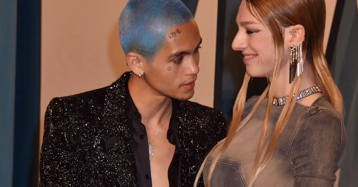 Hunter Schafer och Dominic Fike