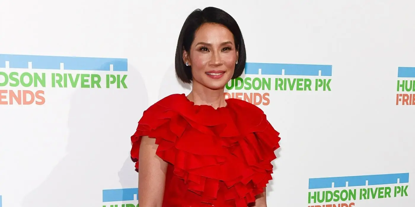 לוסי ליו על השטיח האדום