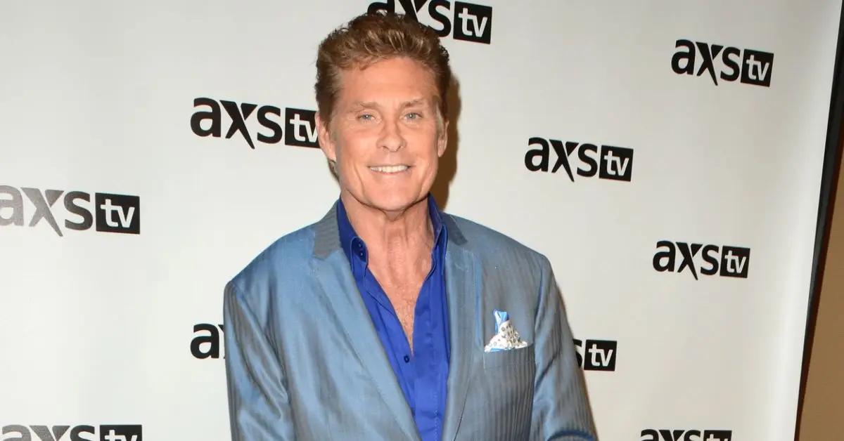 David Hasselhoff sul tappeto rosso