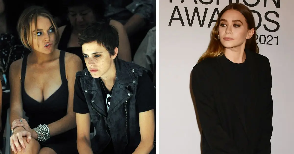 Ashley Olsen, Lindsay Lohan und Samantha Ronson Seite an Seite