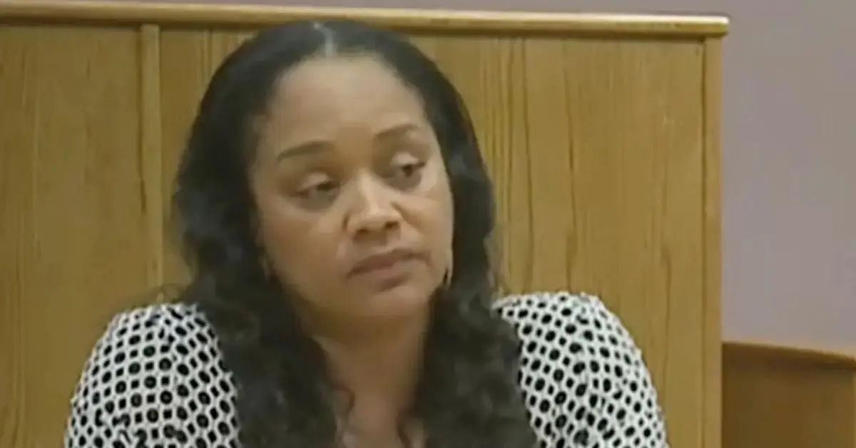 Arnelle Simpson im Gerichtssaal