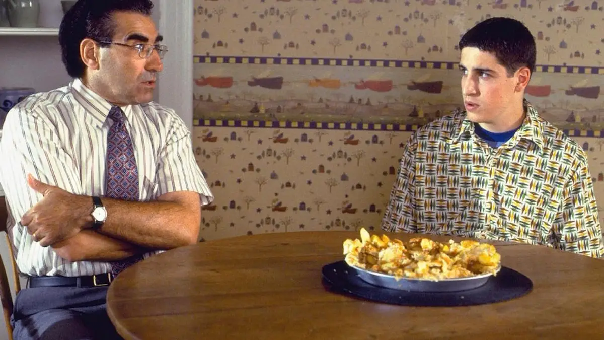 Scéna American Pie s Jimom a Jimom