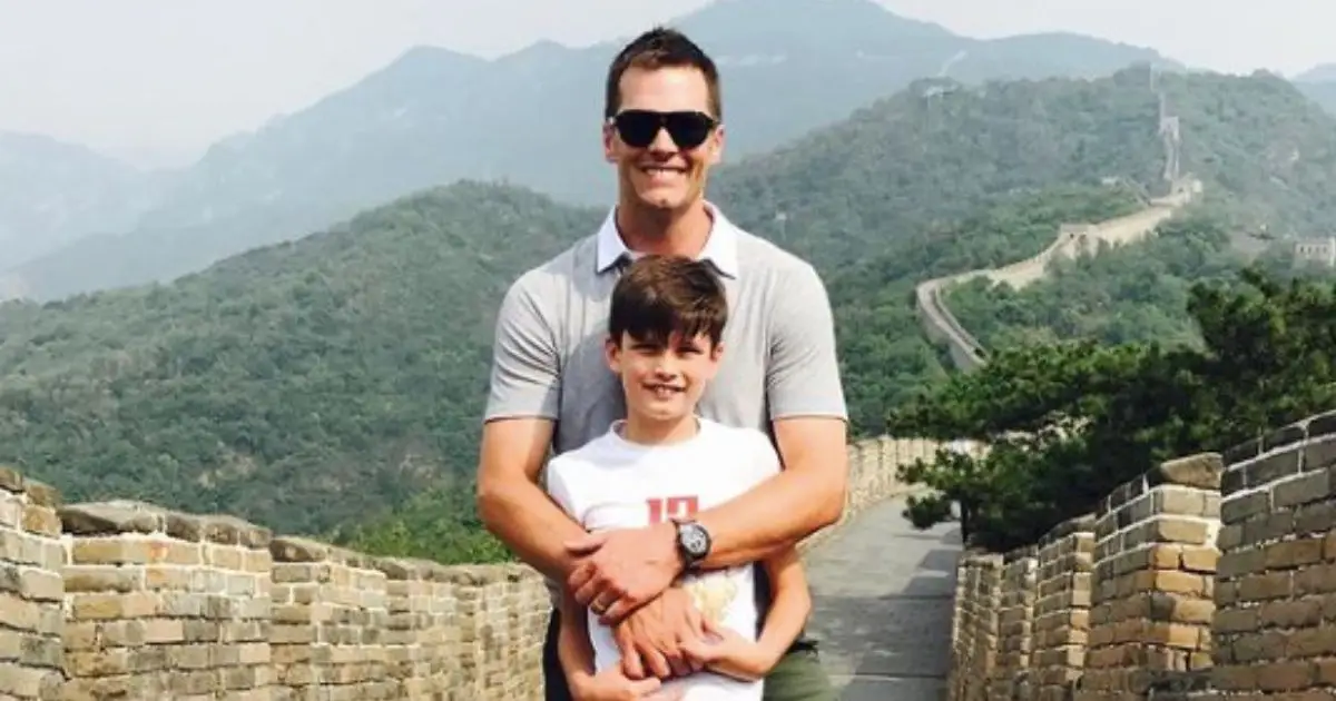 トム・ブレイディ ジャック・エドワード 中国の万里の長城