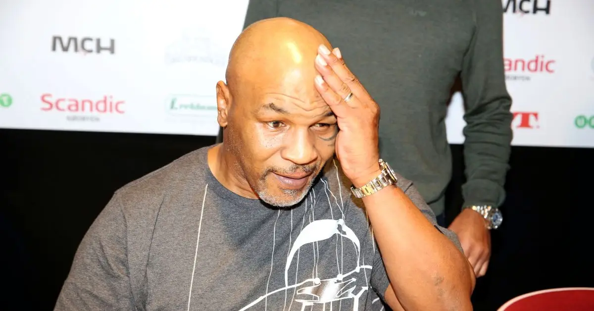 Mike Tyson sieht schockiert aus