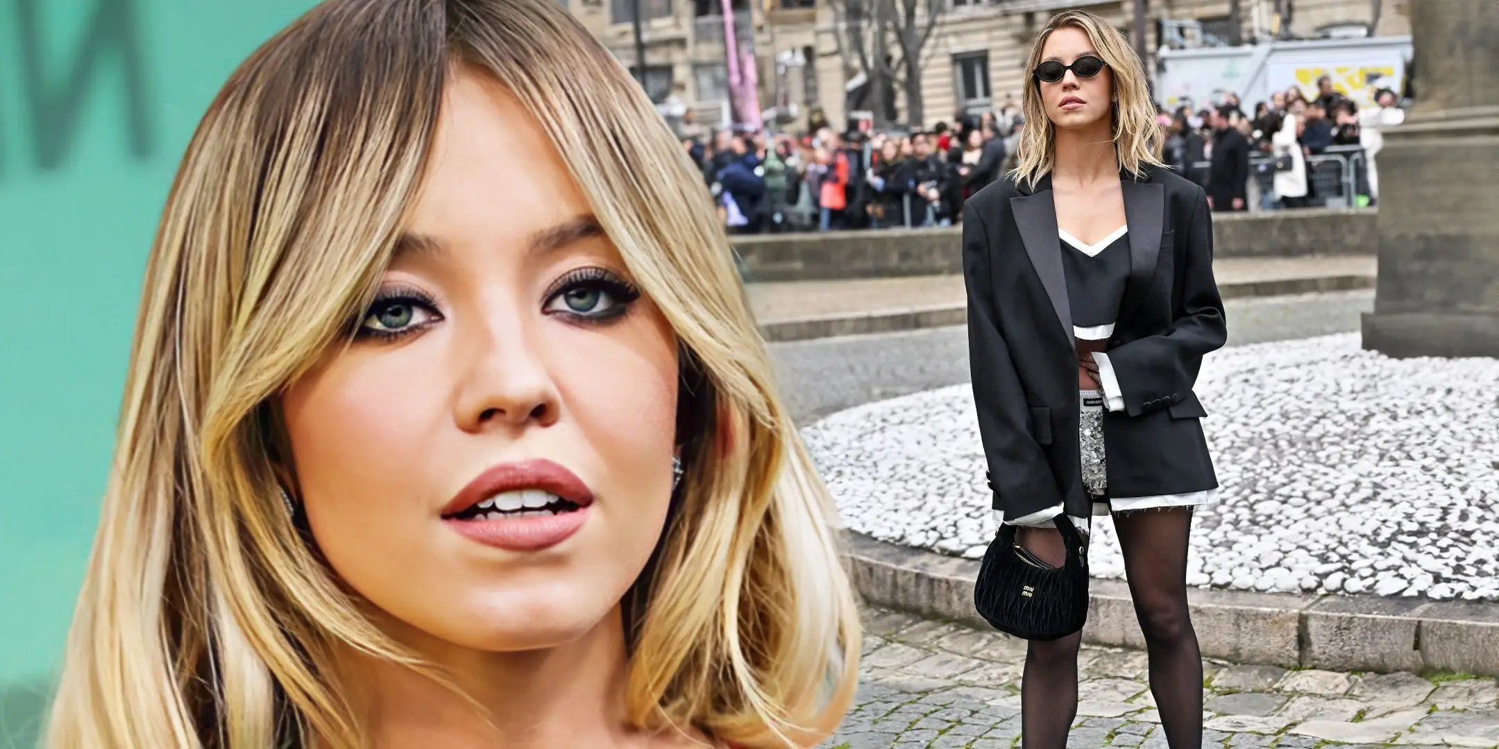 Krásný styl červeného koberce Sydney Sweeney