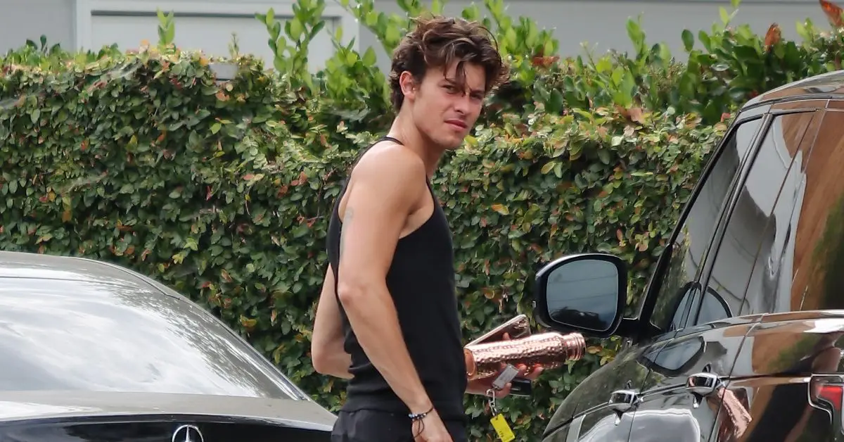 Shawn Mendes przed siłownią