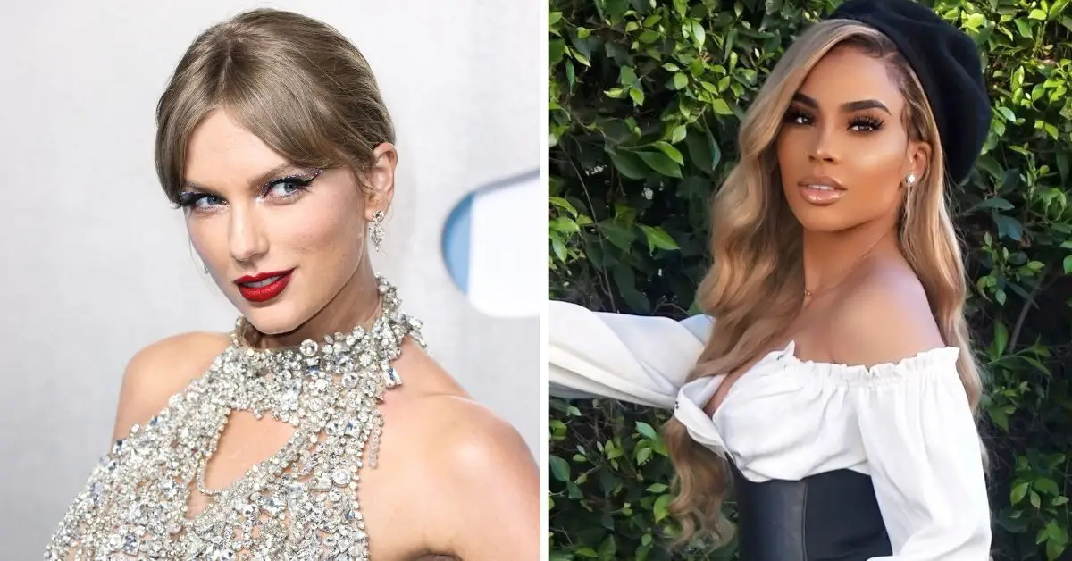 마야 벤베리(Maya Benberry)와 테일러 스위프트(Taylor Swift)가 나란히 있는 모습