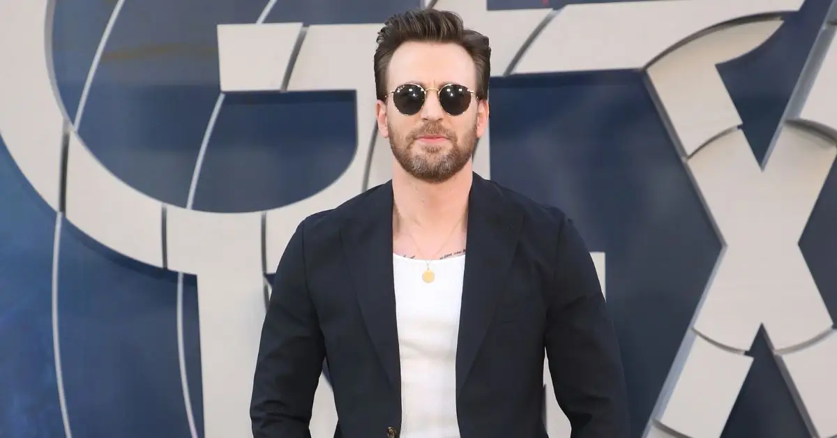 Chris Evans ved premieren på Netflix The Grey Man