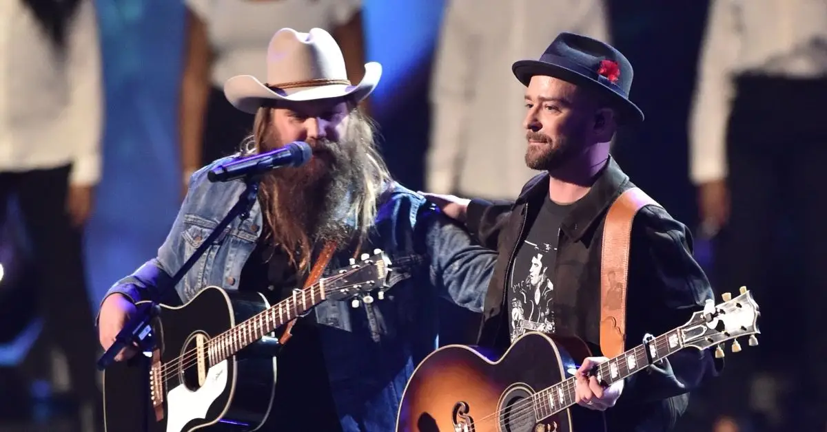 Chris Stapleton i Justin Timberlake wykonują piosenki