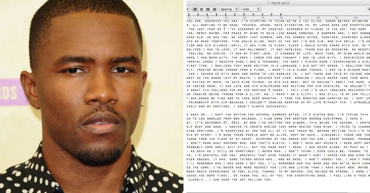 Frank Ocean의 개인 생활과 순자산 살펴보기(Coachella에서 잃은 돈 포함)