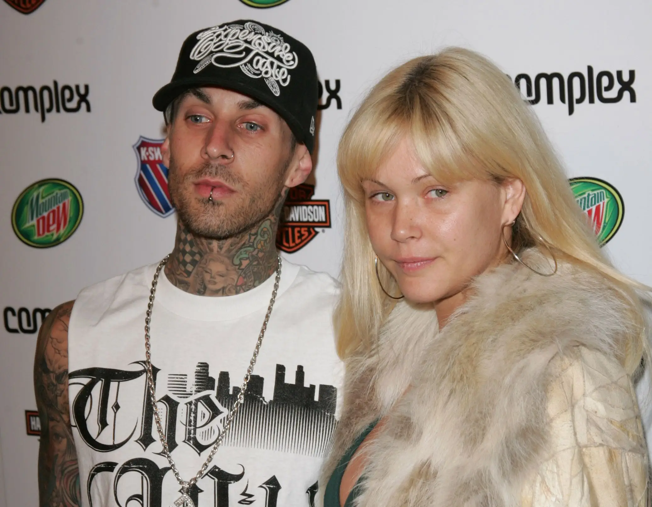 Travis Barker a Shanna Moakler na párty v roku 2007