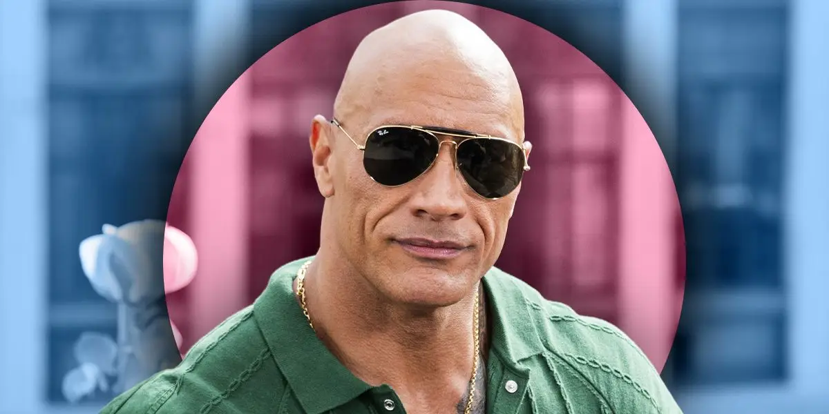 Dwayne Johnson nosí sluneční brýle