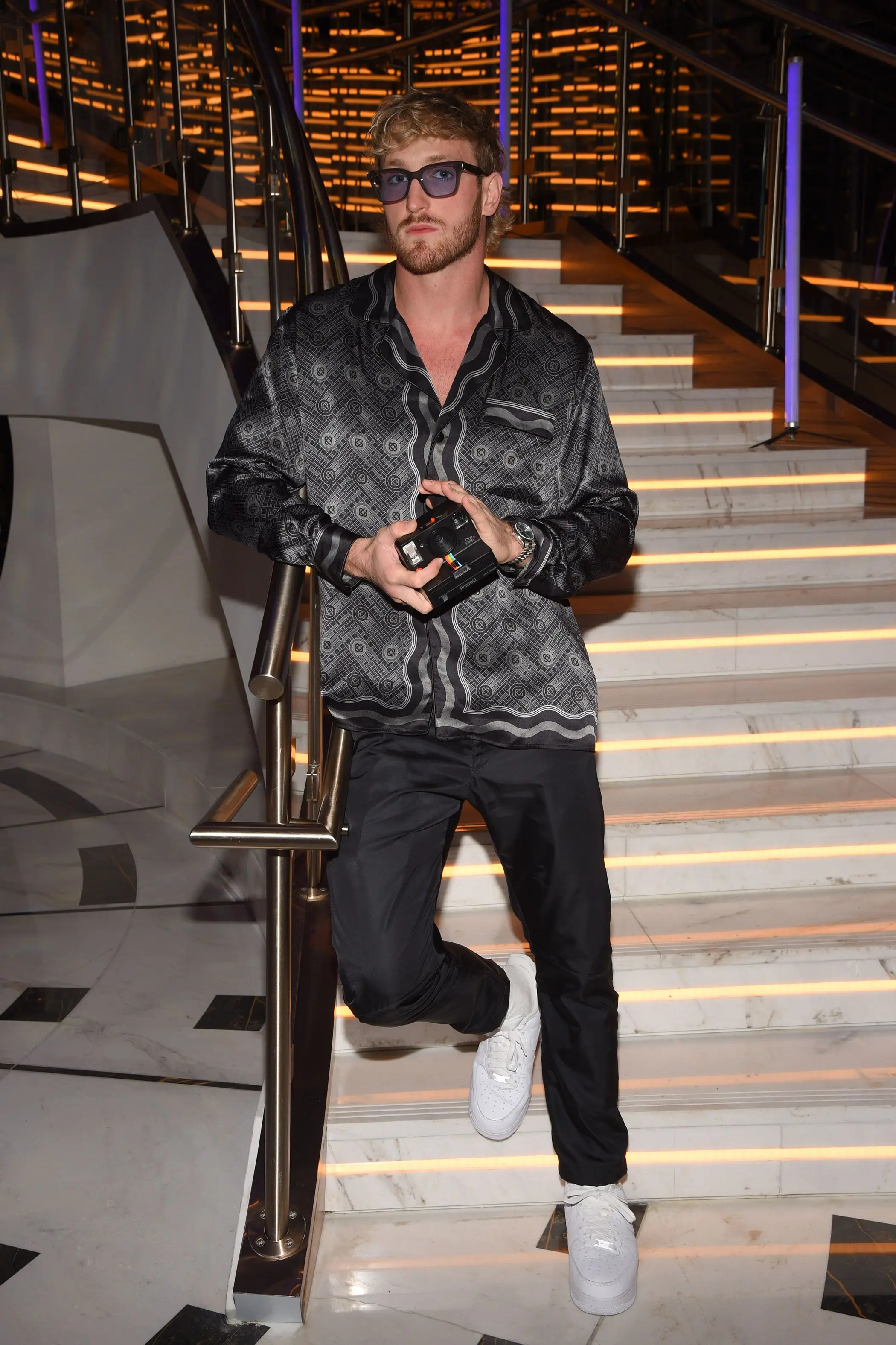 Logan Paul a la gran inauguració de l'Hard Rock Hotel a la ciutat de Nova York