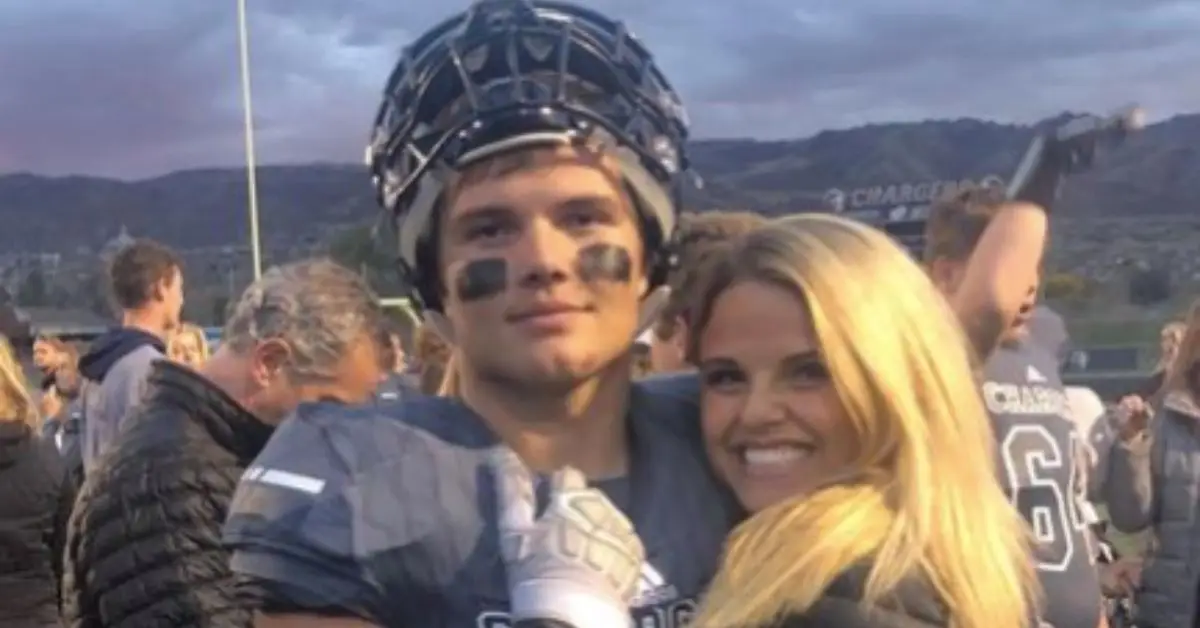 Zach Wilson e sua mãe, Lisa Wilson