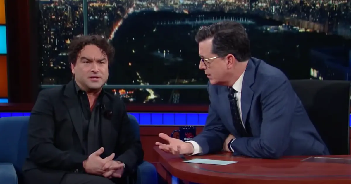 조니 갈렉키와 스티븐 콜버트