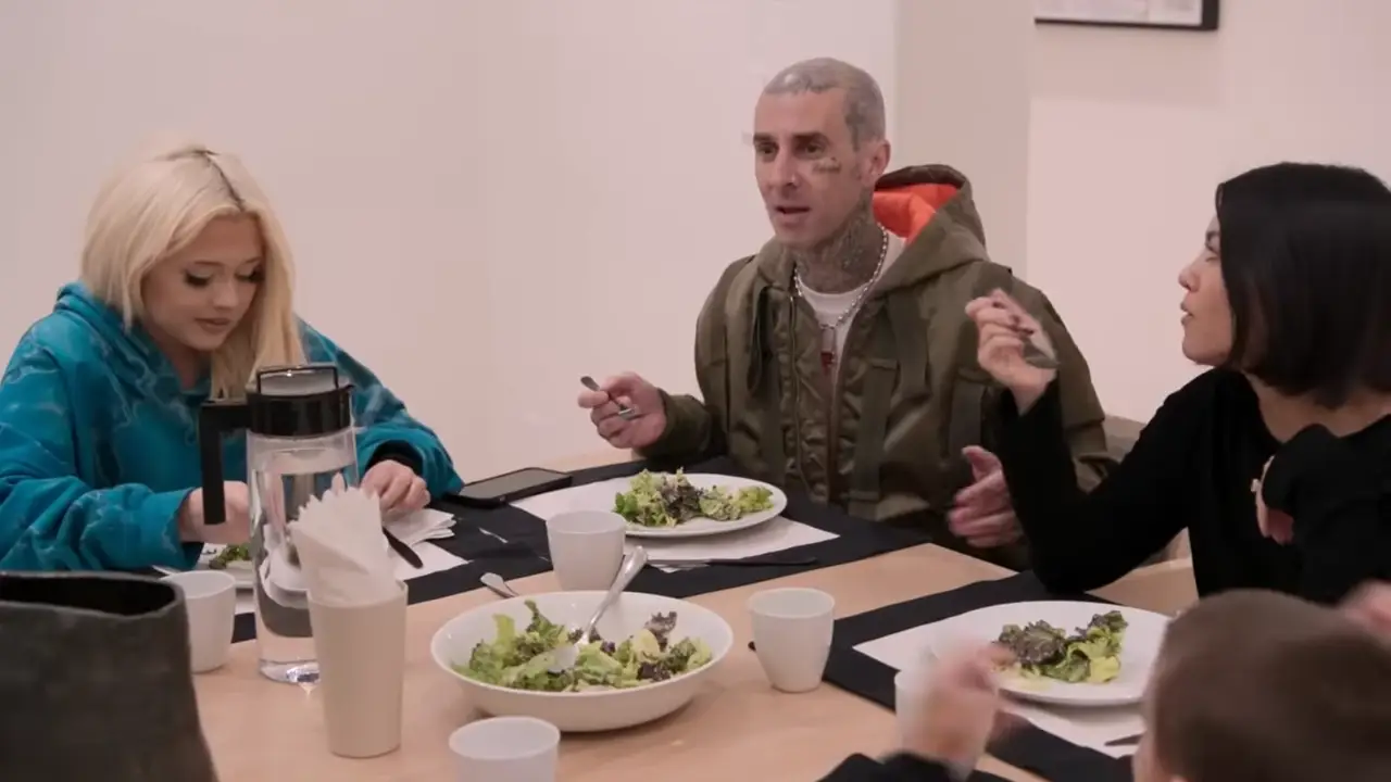 Barker-Kardashian rodinná večera