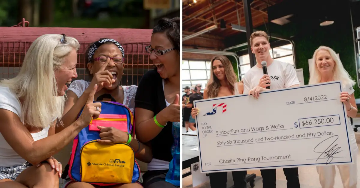 Claire Newman sköter SeriousFun