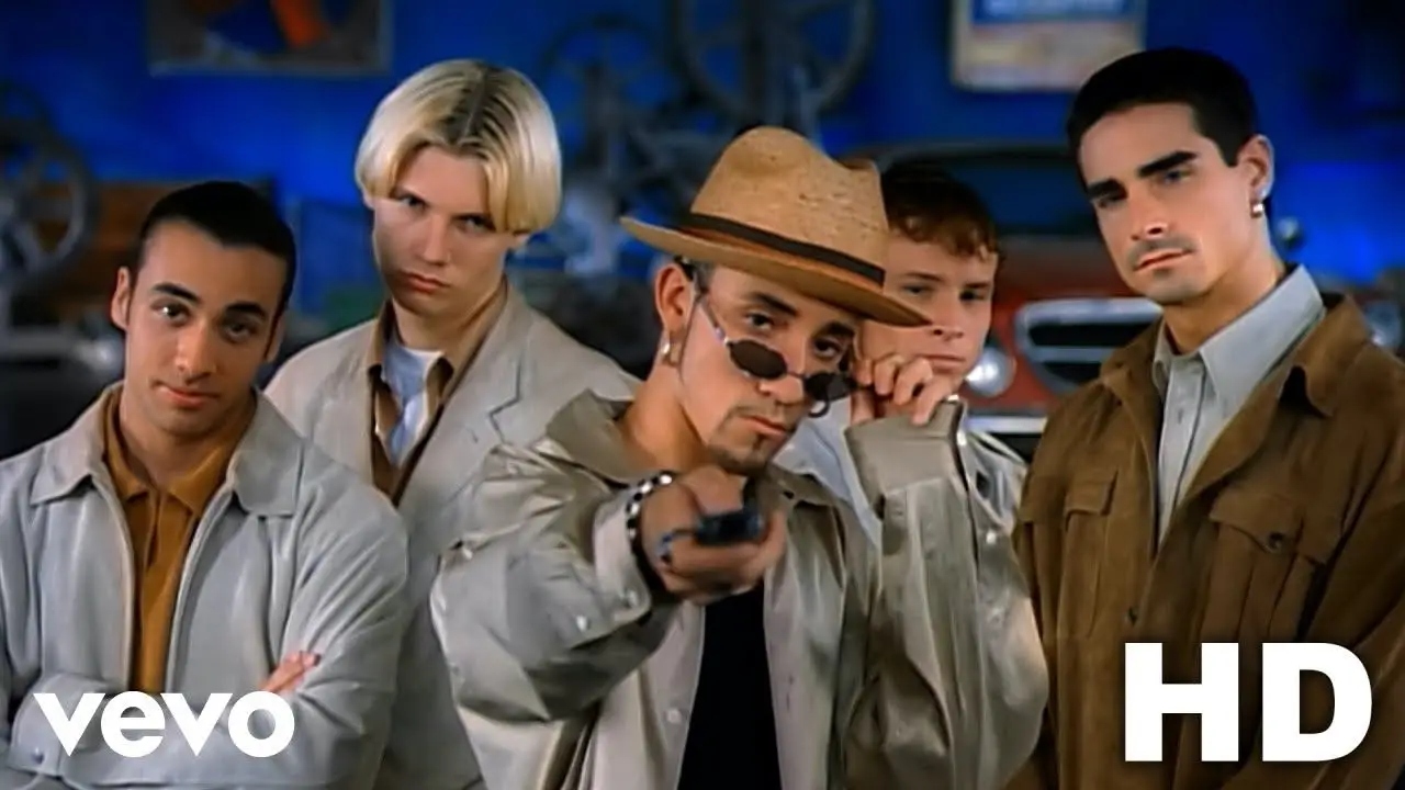 Backstreet Boys dans le clip de As Long As You Love Me
