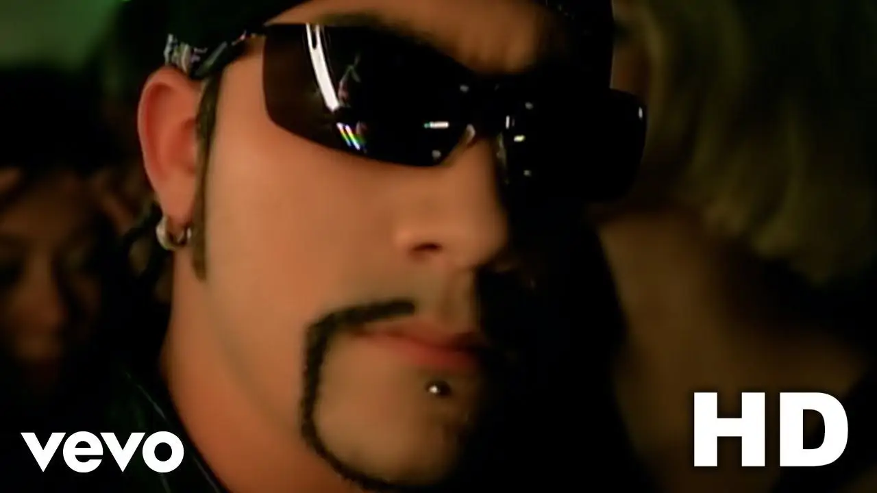 Gros plan d'AJ McLean dans le clip de The Call