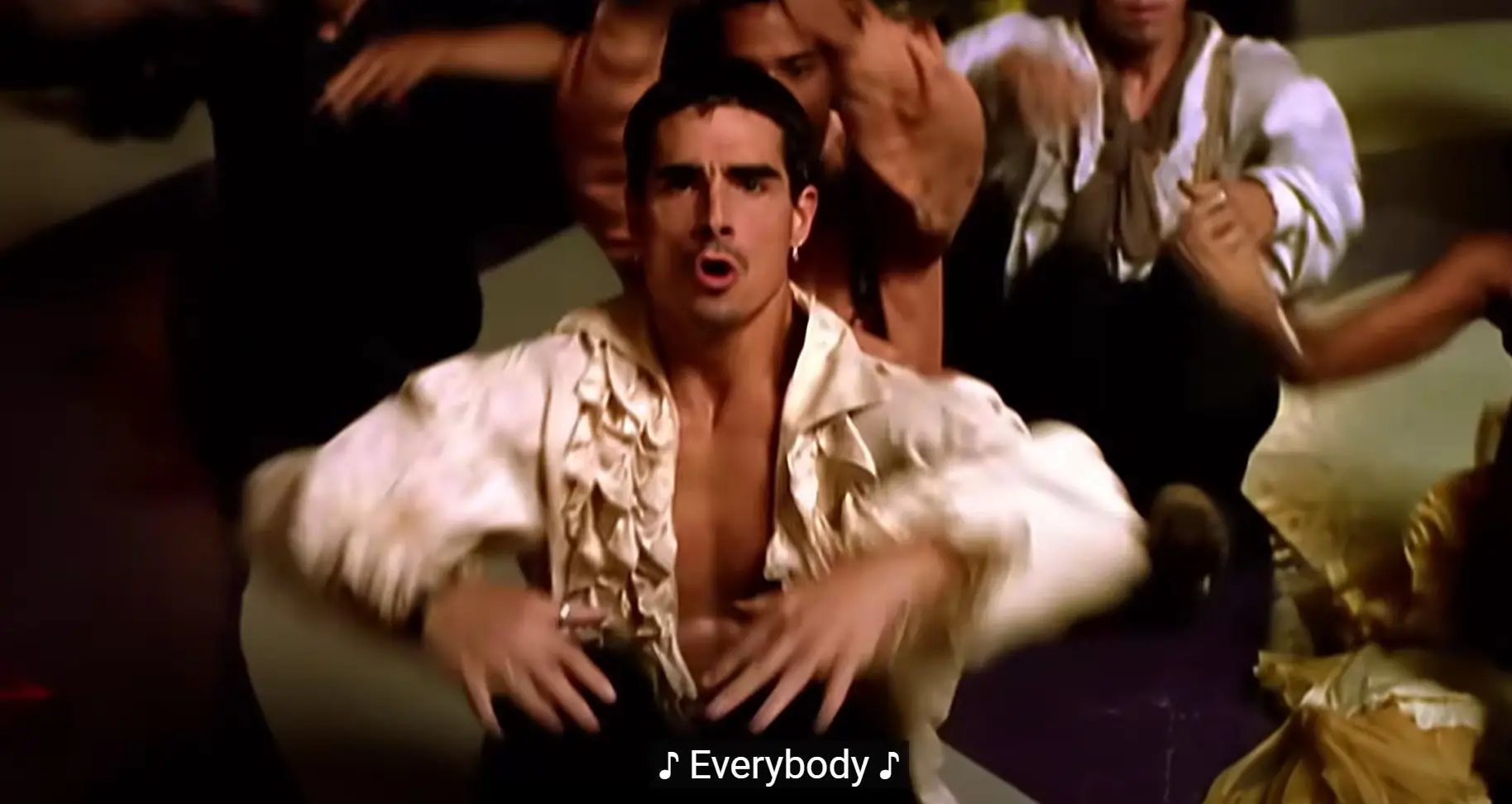 Kevin Richardson dans le clip des Backstreet Boys