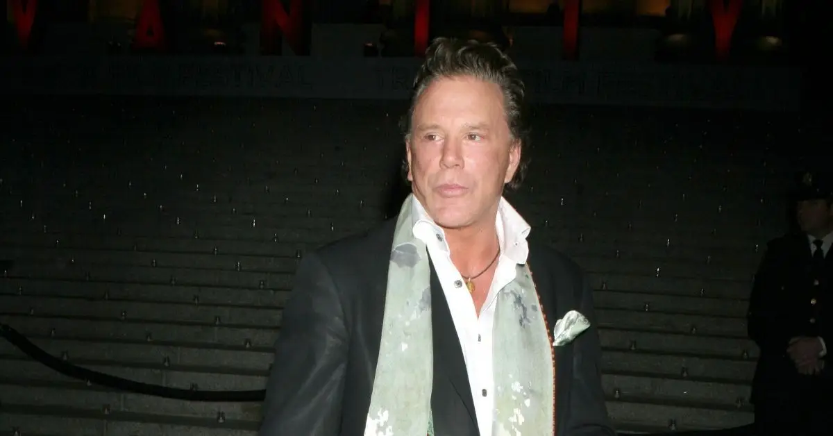 Mickey Rourke auf der Vanity Fair-Party