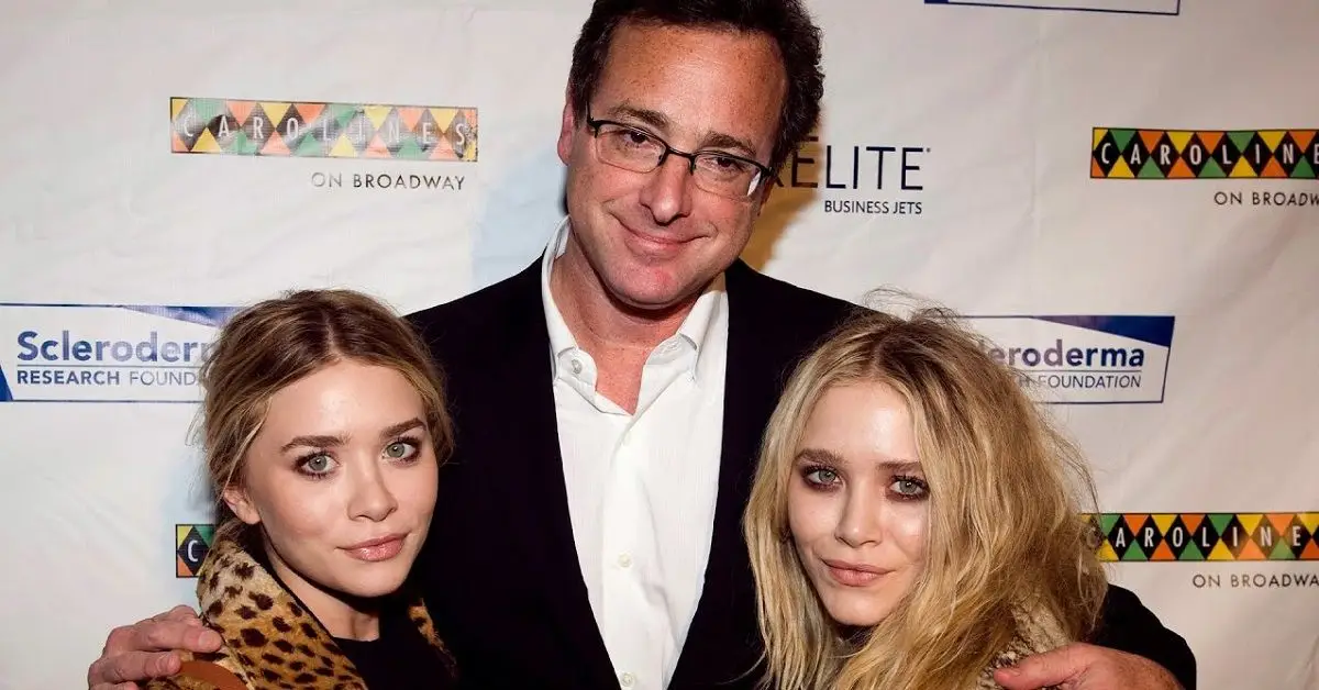 Bob Saget und die Olsen Twins auf dem roten Teppich