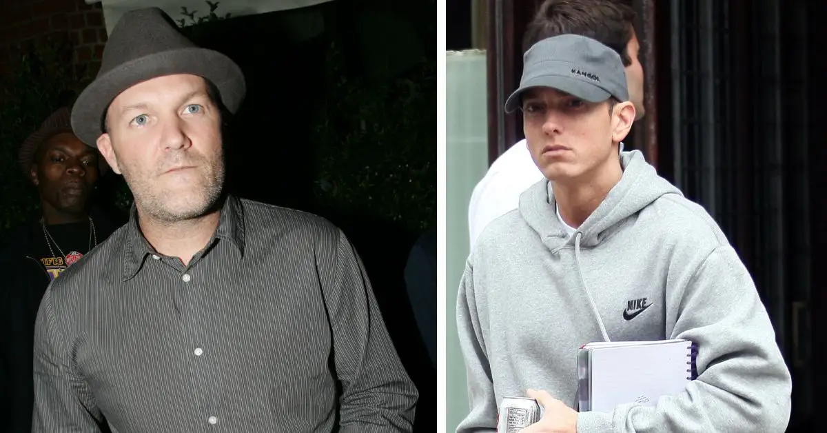 Eminem et Fred Durst côte à côte