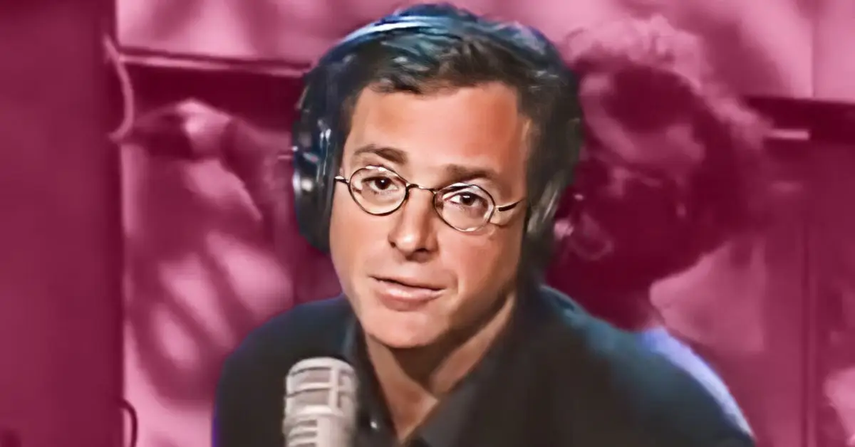 Bob Saget på Howard Stern Show ser overrasket ud