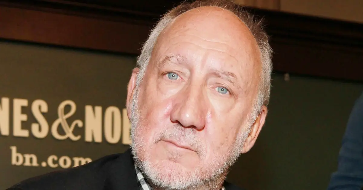 Pete Townshend sembla seriós