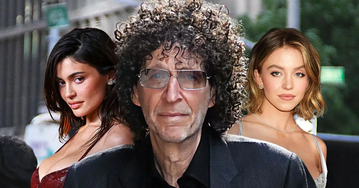 Il conduttore radiofonico Howard Stern con Kylie Jenner e Sydney Sweeney