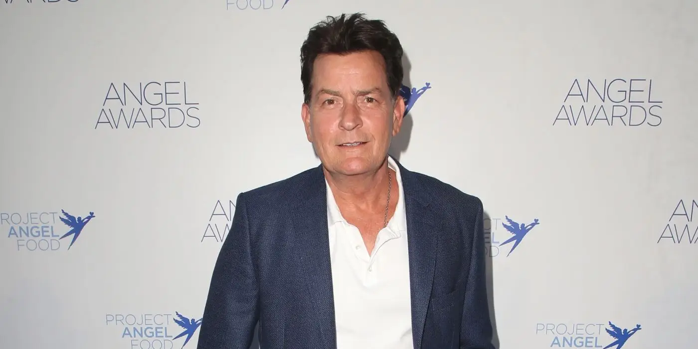 Charlie Sheen på den røde løber
