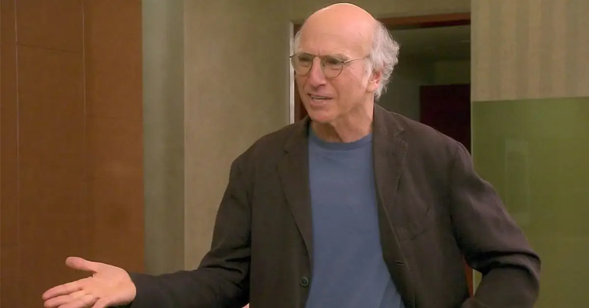 Larry David prenent cafè a Curb Your Enthusiasm