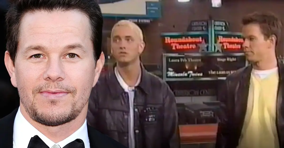 Mark Wahlberg havde en akavet reaktion på Eminem