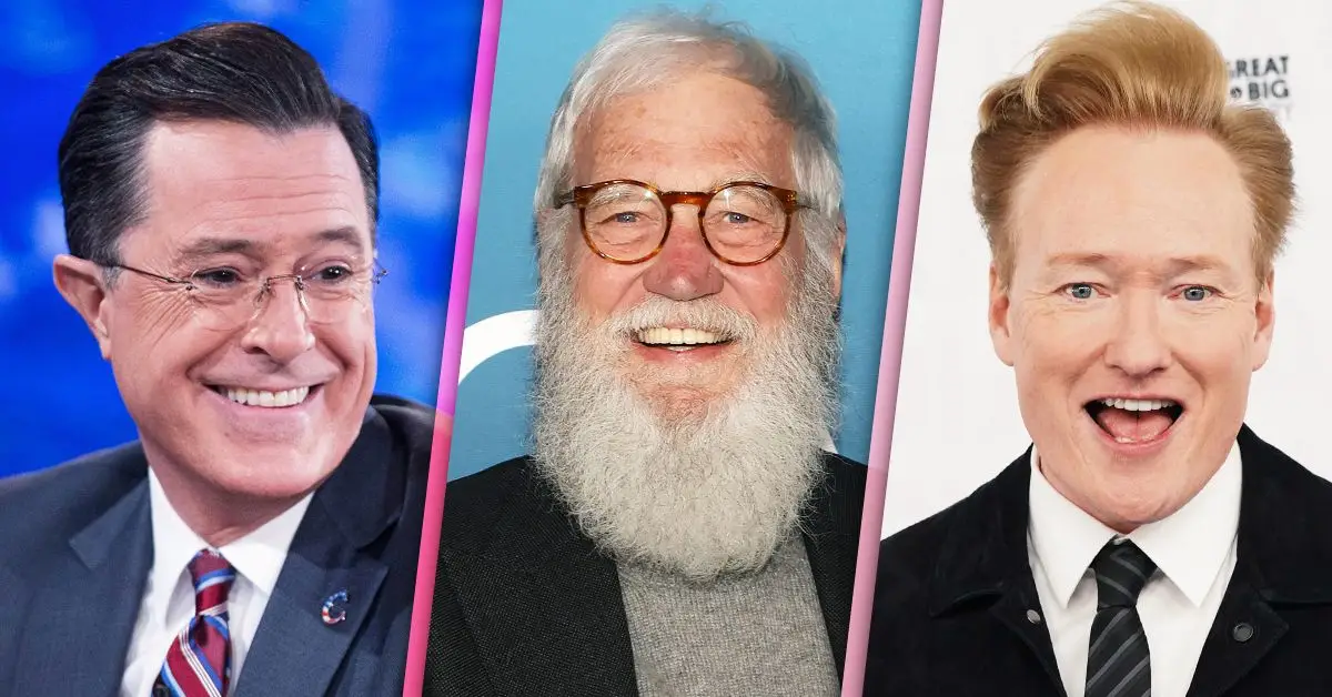 Tarde da noite apresenta saúde mental Conan Letterman Colbert