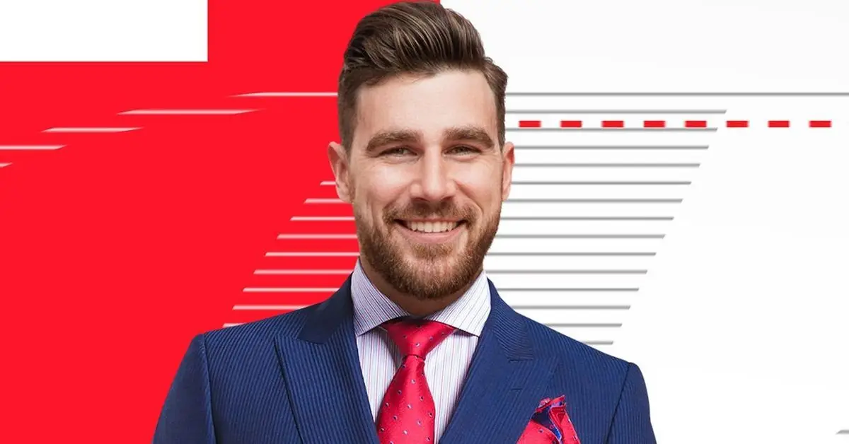 Travis Kelce v prome pre Catching Kelce