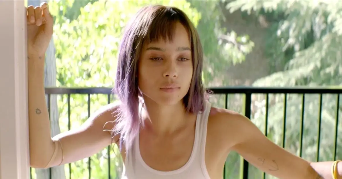 Zoe Kravitz pesava apenas 90 quilos para este filme