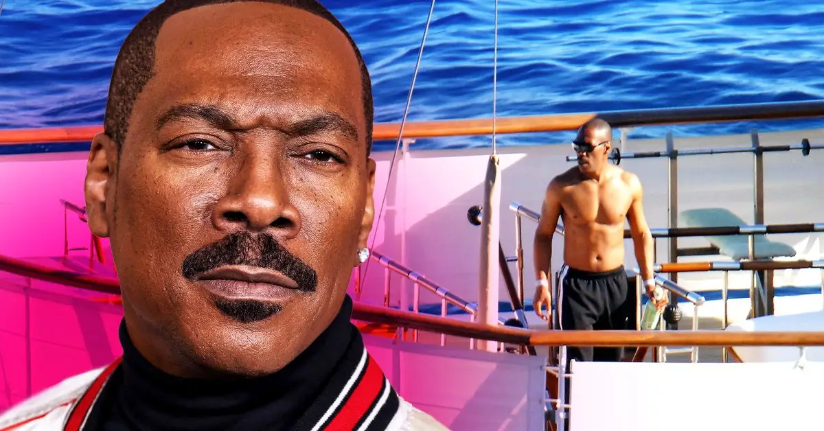 Eddie Murphy na jachcie
