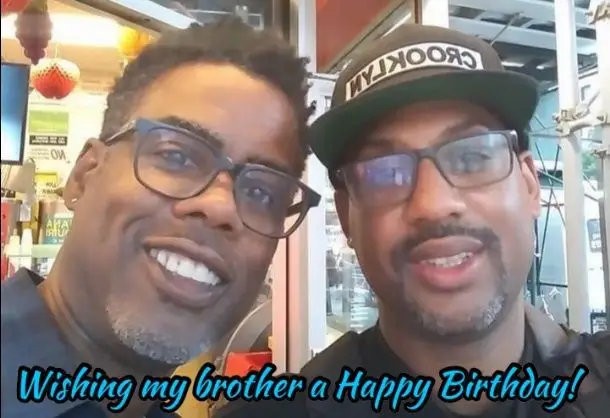 Kenny Rock Chris Rock Geburtstagsfoto