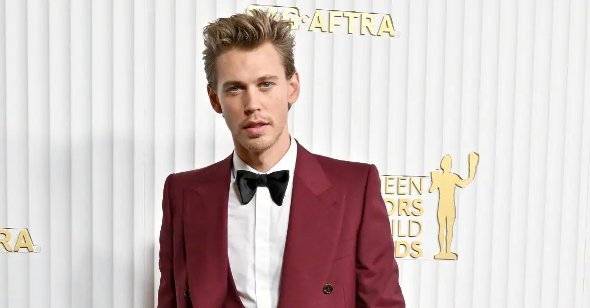 Austin Butler przy 29. Rocznymi Nagrodami Gildii Aktorów Ekranowych. Plac Fairmont Century