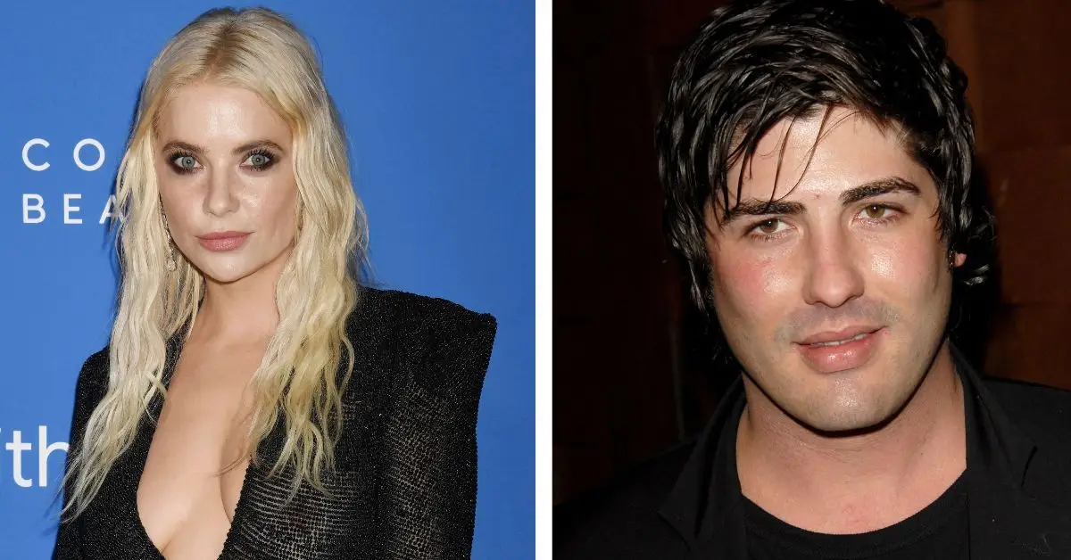 Ashley Bensons 12 karats förlovningsring betalades av fästman Brandon Davis enorma nettovärde och hans familjs mystiska pengar