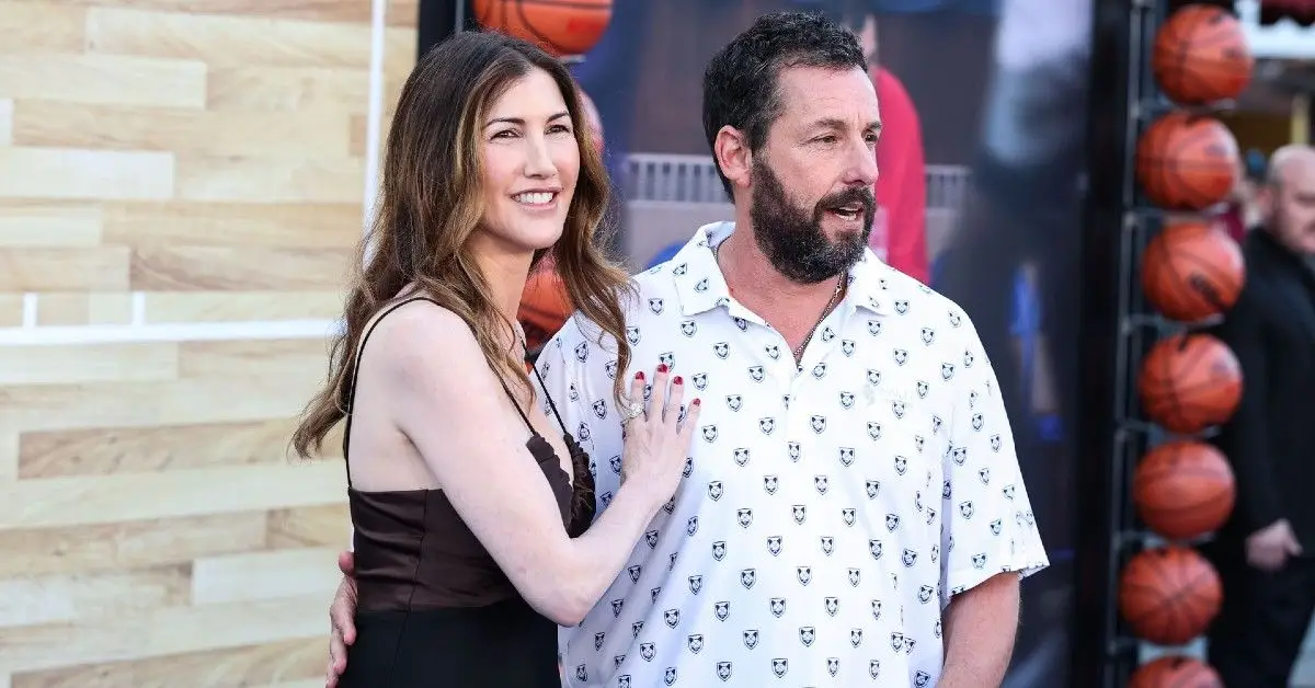 Jackie und Adam Sandler