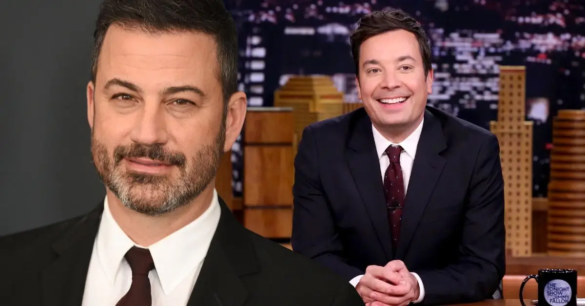 Talkshowvärdarna Jimmy Kimmel och Jimmy Fallon