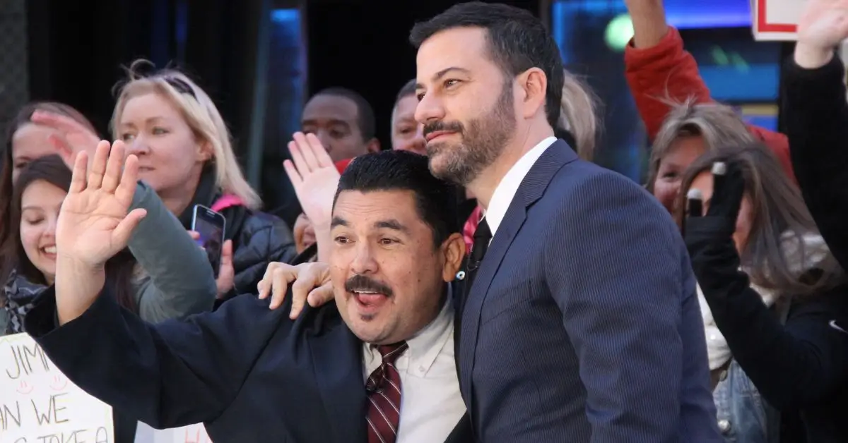 Jimmy Kimmel och hans sidekick, Guillermo Rodriguez