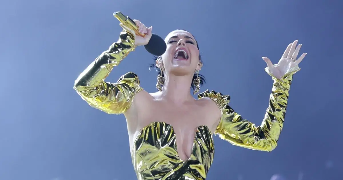 Katy Perry na koncercie koronacyjnym króla Karola