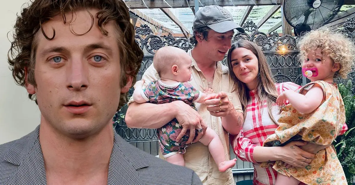 Amb quina freqüència Jeremy Allen White veu els seus fills aquí